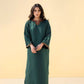 DARK GREEN EMB 2PC Sea Green Embroidered Kurta Set