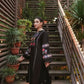BLACK Embroidered 2PC-Outfit