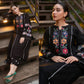 BLACK Embroidered 2PC-Outfit