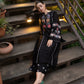 BLACK Embroidered 2PC-Outfit