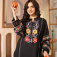 BLACK Embroidered 2PC-Outfit