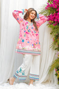 *PINK FLORAL DIGITAL PRINTED 2PC