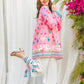 *PINK FLORAL DIGITAL PRINTED 2PC