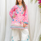 *PINK FLORAL DIGITAL PRINTED 2PC