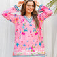 *PINK FLORAL DIGITAL PRINTED 2PC