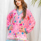 *PINK FLORAL DIGITAL PRINTED 2PC