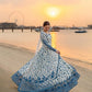 Azure Luxury Embroidered Maxi – Premium Eid & Summer Collection
