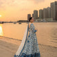 Azure Luxury Embroidered Maxi – Premium Eid & Summer Collection