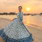 Azure Luxury Embroidered Maxi – Premium Eid & Summer Collection