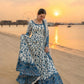 Azure Luxury Embroidered Maxi – Premium Eid & Summer Collection