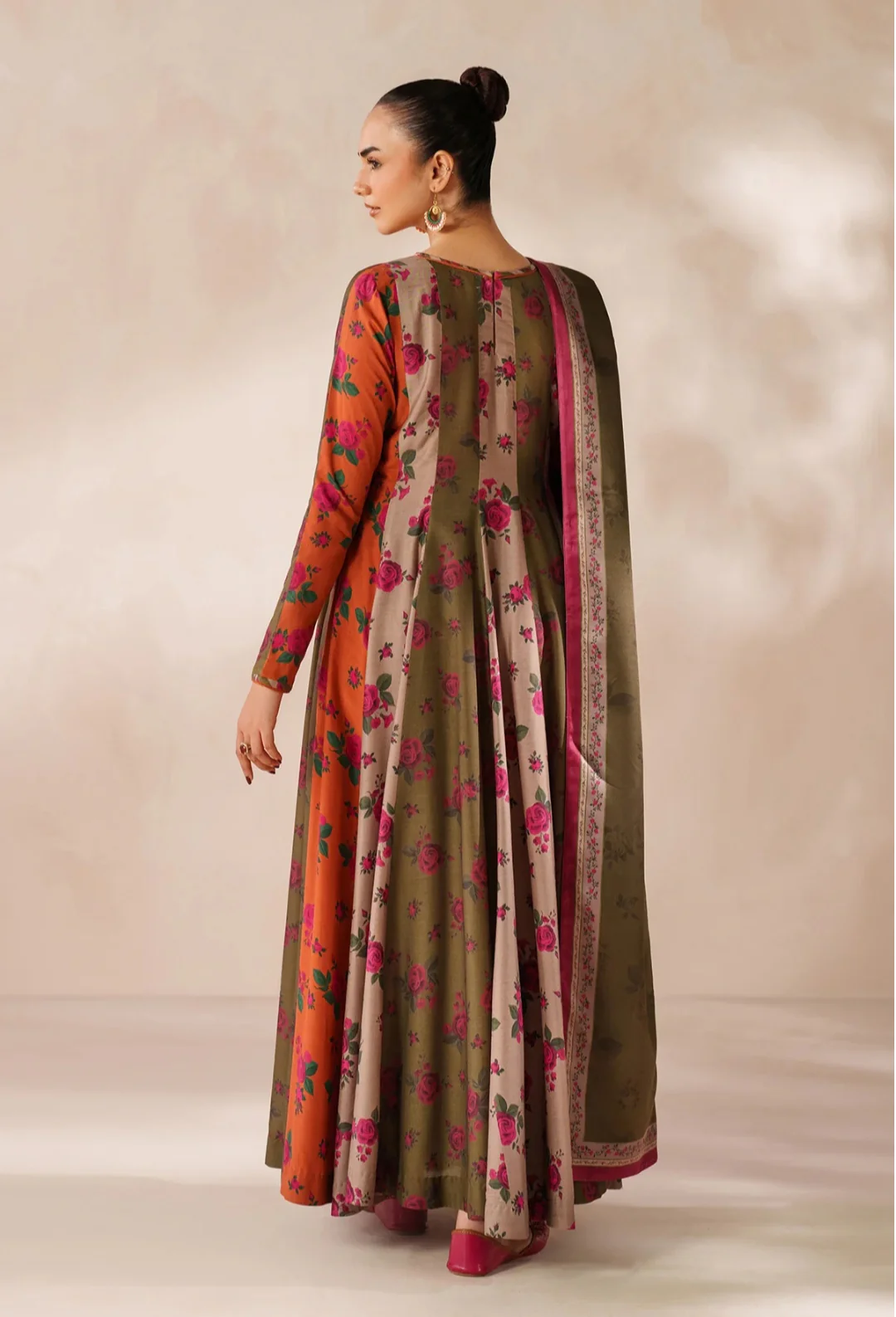 Maxi Swiss Lawn Set 3PC for Stylish and Casual Wearing