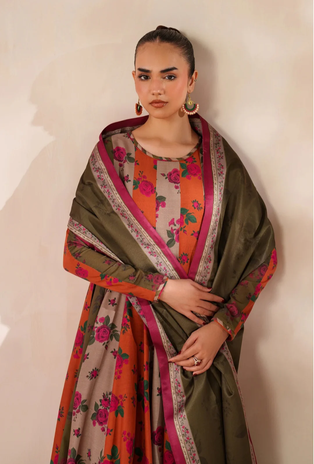 Maxi Swiss Lawn Set 3PC for Stylish and Casual Wearing